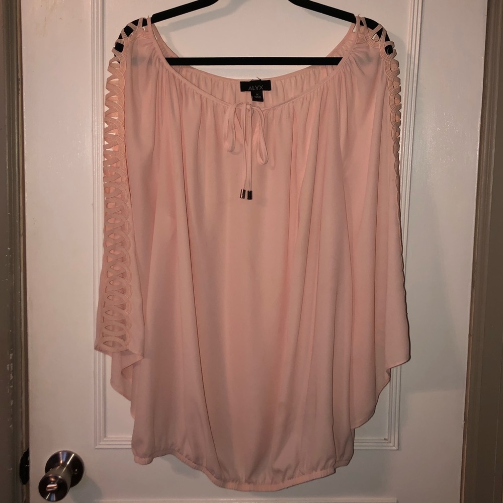 Alyx Pink Blouse with Tie